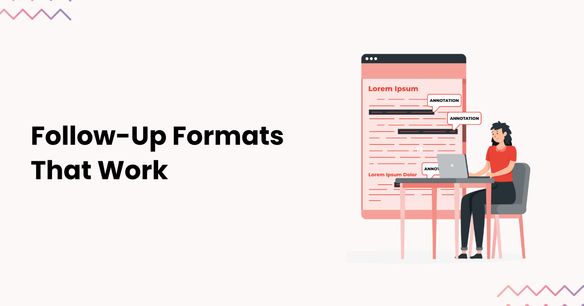 Follow Up Emails That Actually Work: Formats You Need to Know