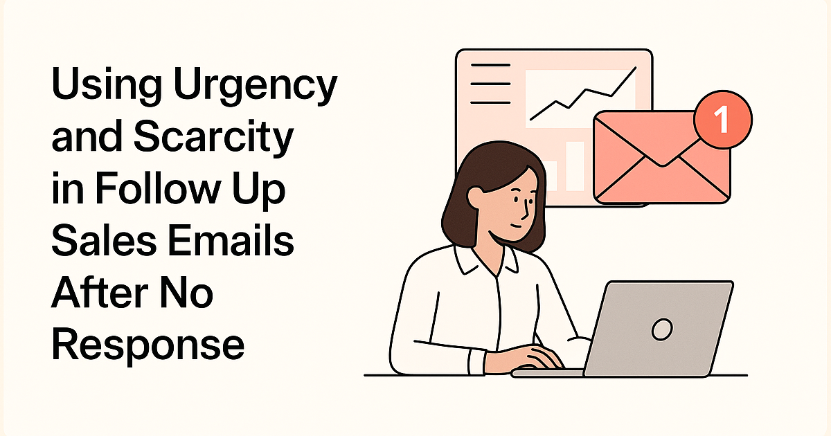 Using Urgency and Scarcity in Follow-Up Sales Emails After No Response