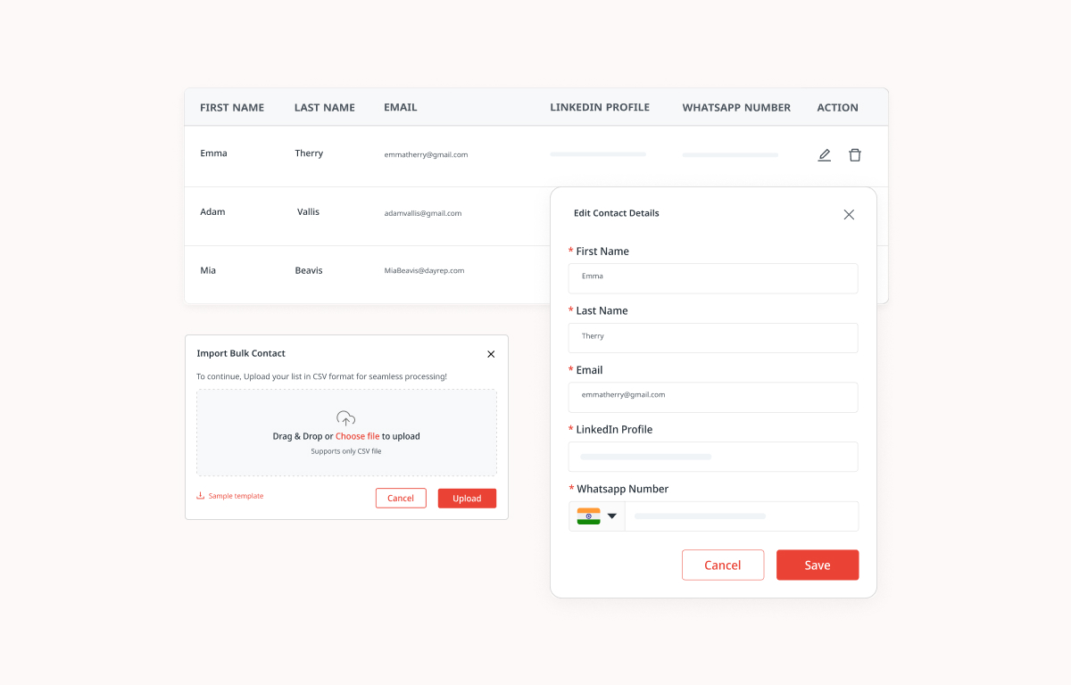 Contact Management Contact Management