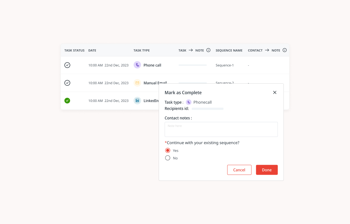 Multichannel task with Inboxplus Multichannel task with Inboxplus